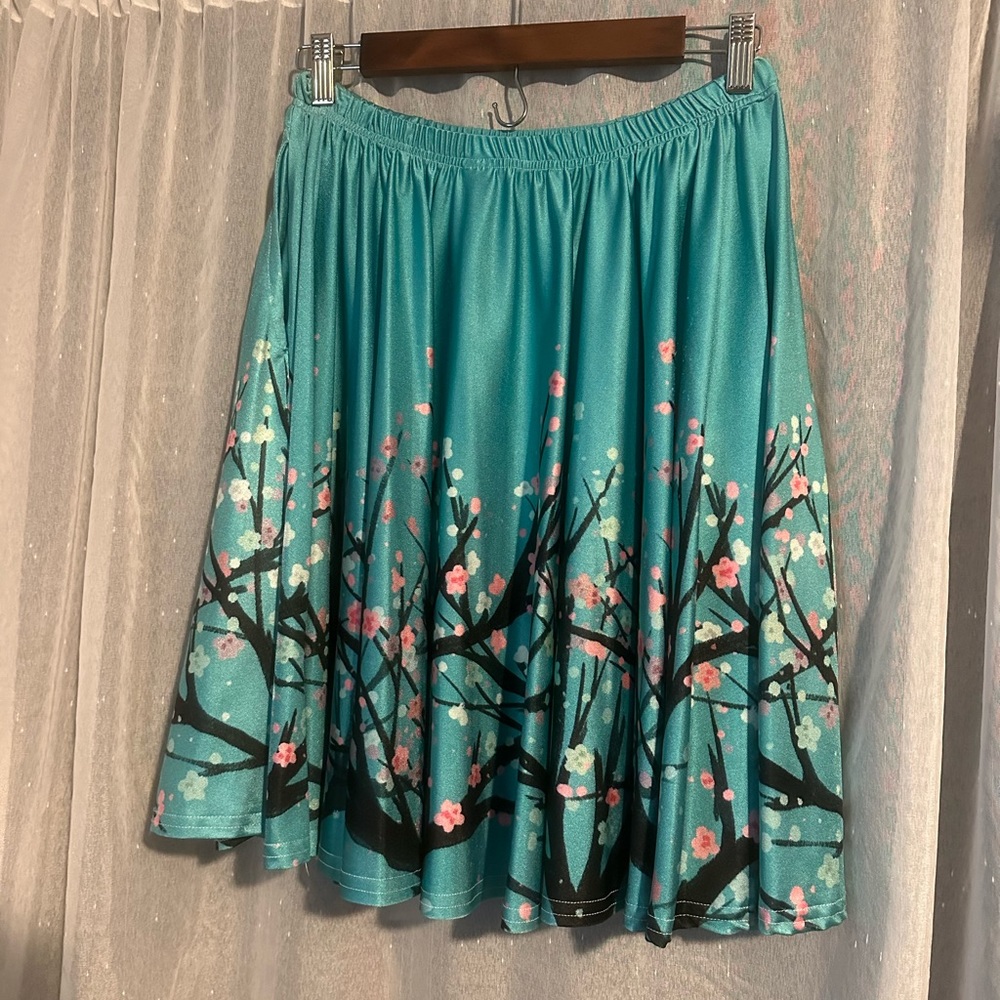 Maya Kern Cherry Tree skater skirt